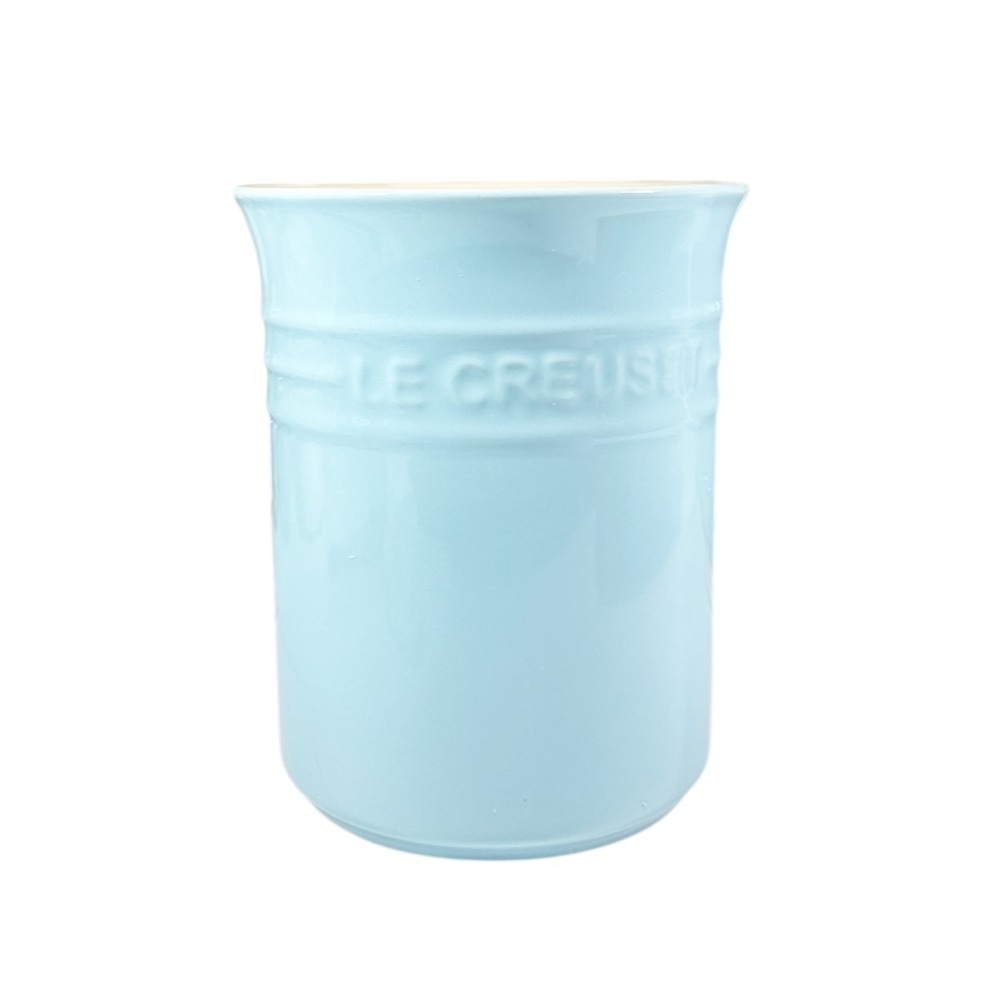 NEW Le Creuset SKY BLUE Utensil Crock/Vase